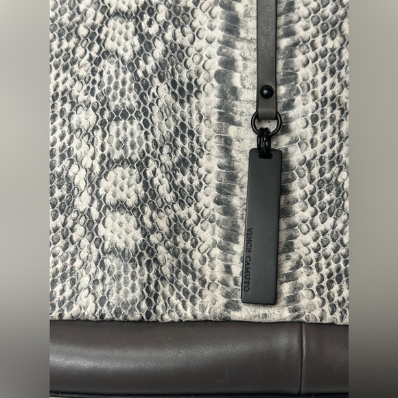 Vince Camuto Gray and White Satchel - Picture 4 of 12